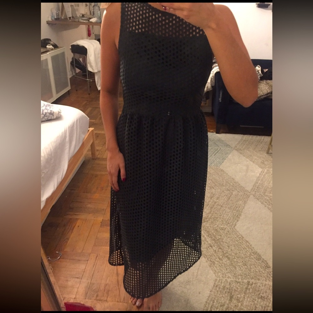Green cocktail dress